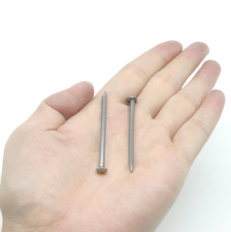cSeao 100pcs Metal Cement Wood Sliding Nails for Wood Furniture, 50mm 2" Length, Common Nails Hanging Nails - Image 4